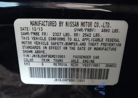 2014 Infiniti Qx50 Journey z USA, uszkodzony, nr VIN JN1BJ0HP9EM210901